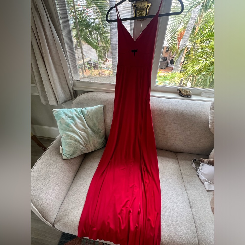 Red dress